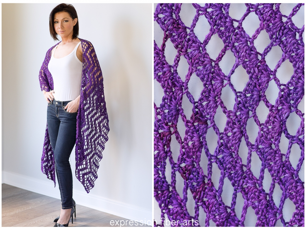 how to crochet this Date Night Wrap - Shawl Pattern