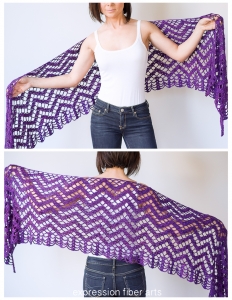 how to crochet this Date Night Wrap - Shawl Pattern