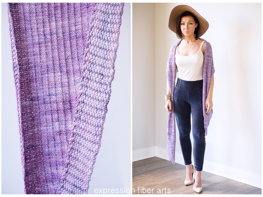 how to knit the Della Shawl Knitted Pattern