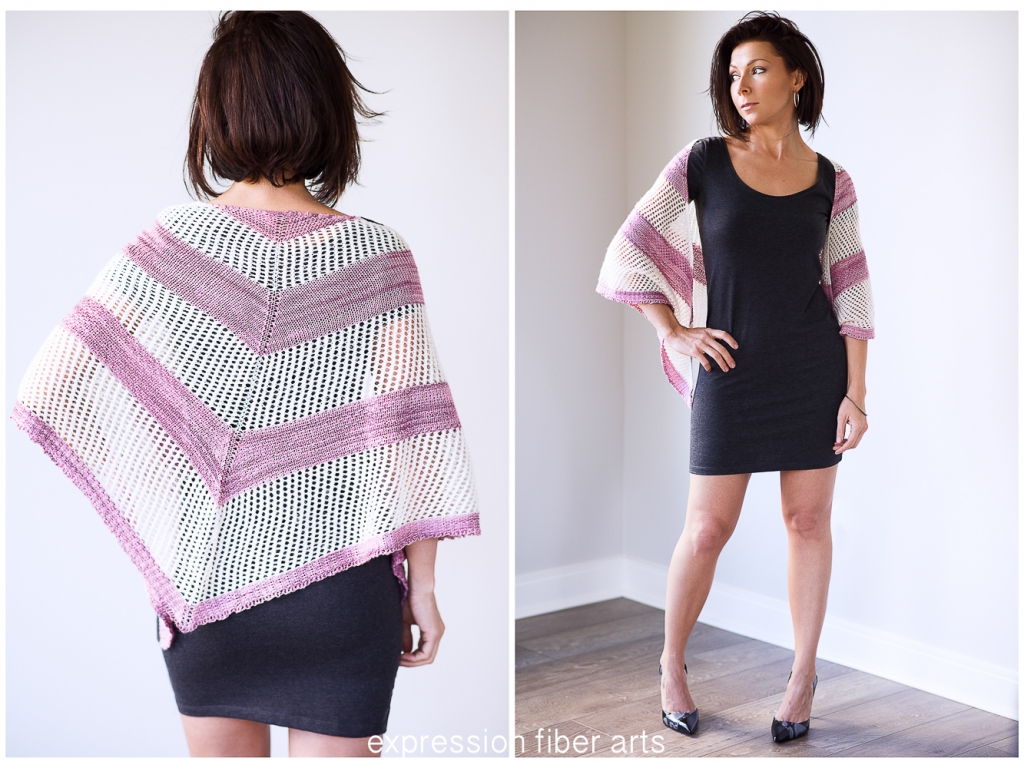 Ume knitted shawl pattern