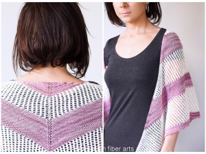 Ume knitted shawl pattern