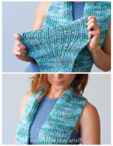 free knitted scarf pattern - Simple Things in Life