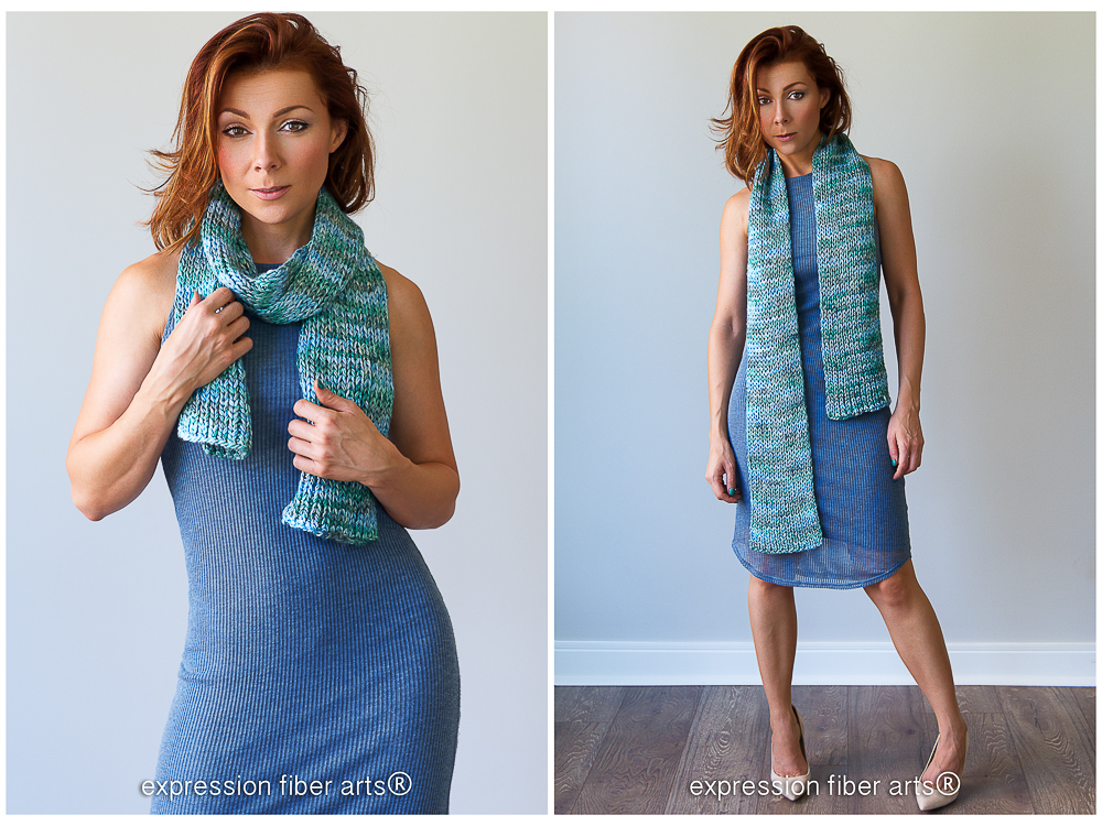 free knitted scarf pattern - Simple Things in Life