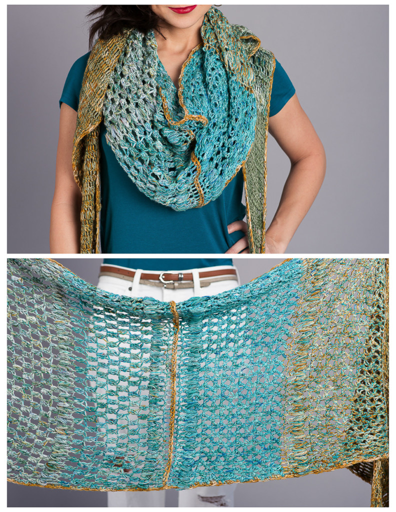 18 karat crochet shawl pattern by expression fiber arts