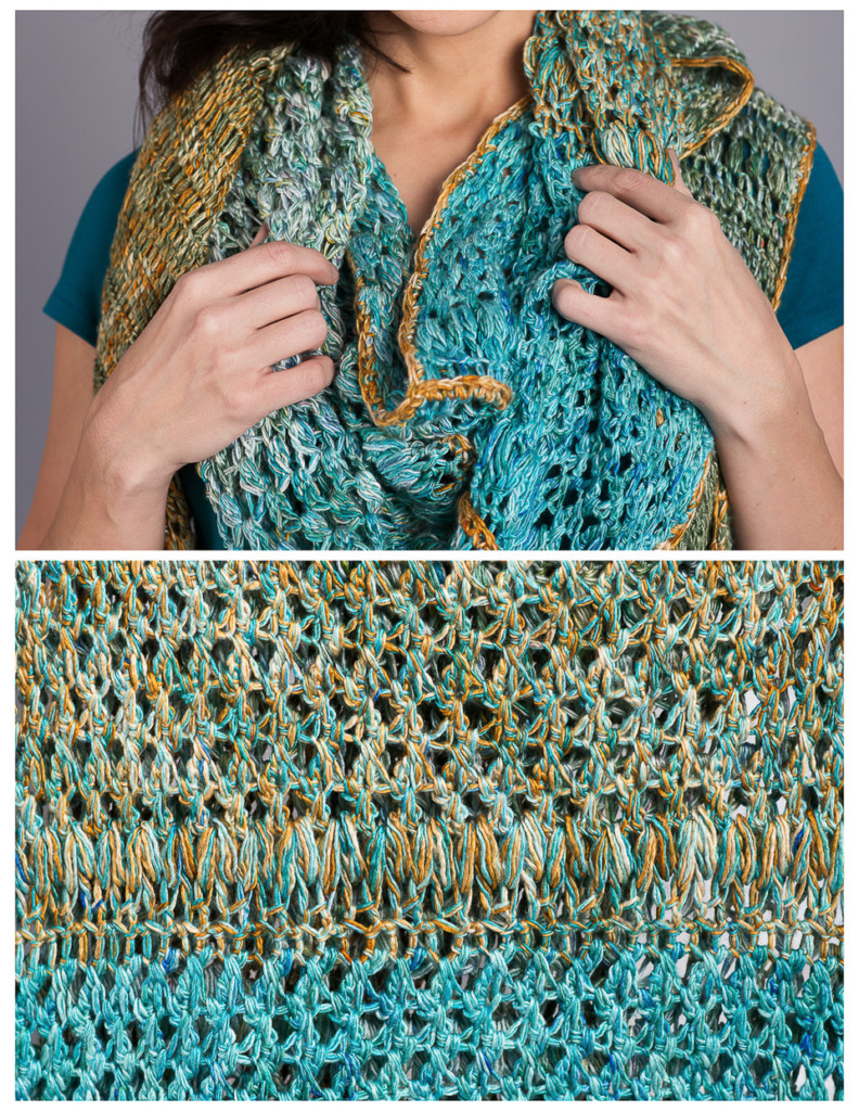 18 karat crochet shawl pattern by expression fiber arts