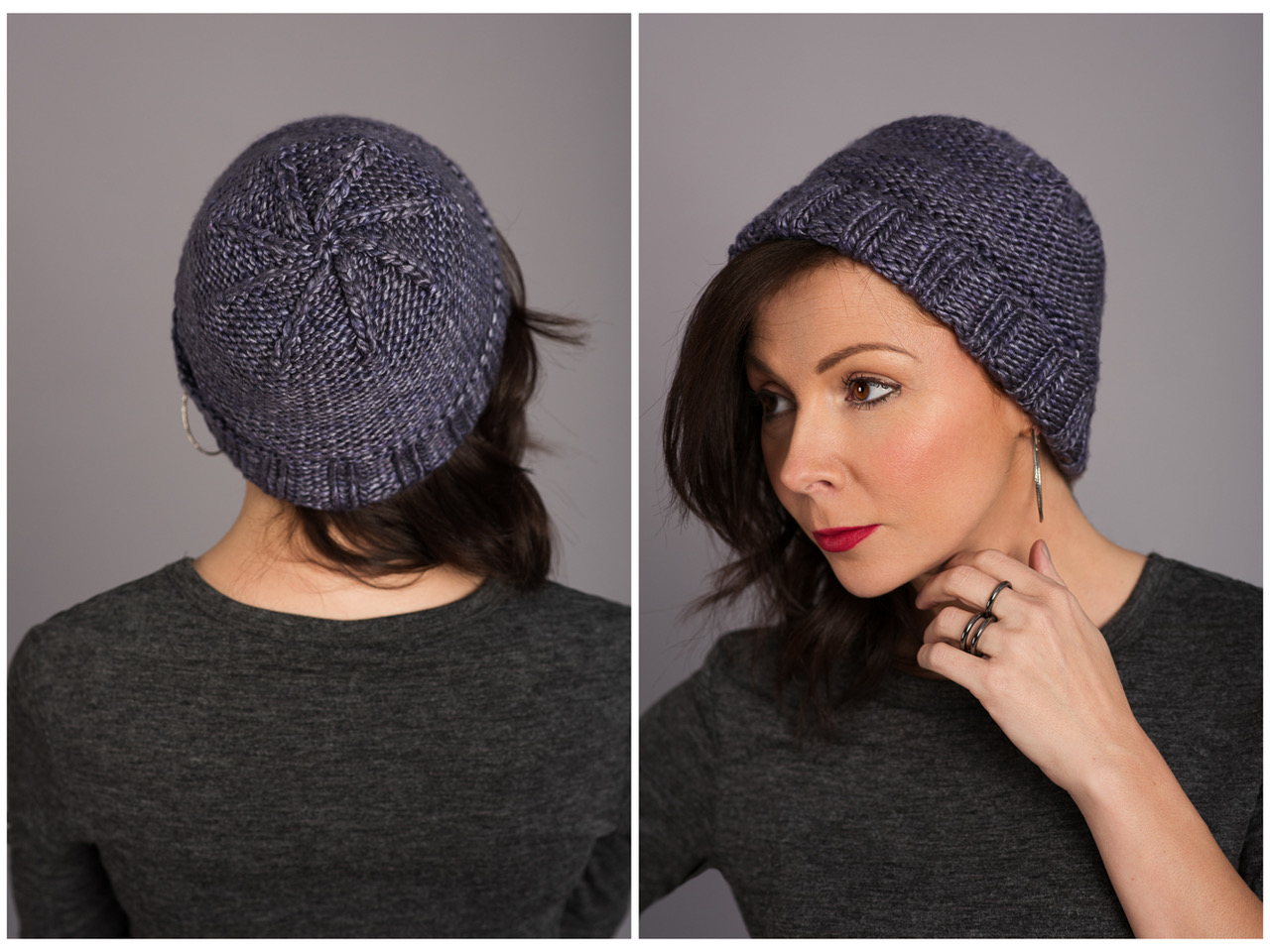 Purlside Free Knitted Hat Pattern Expression Fiber Arts