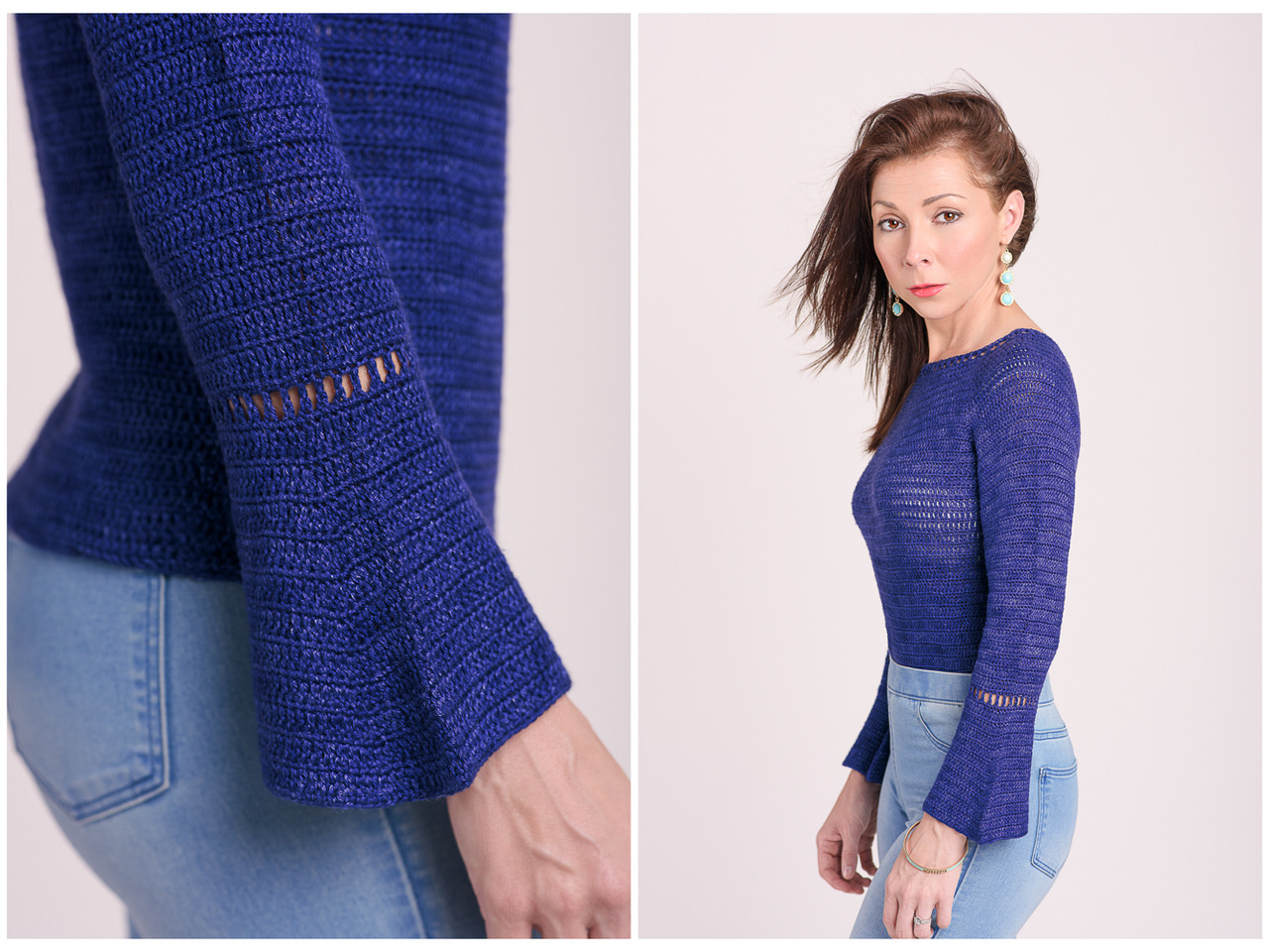 Belu crochet pullover sweater pattern