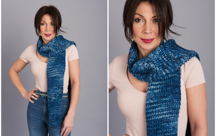 free knitted scarf pattern - arklund