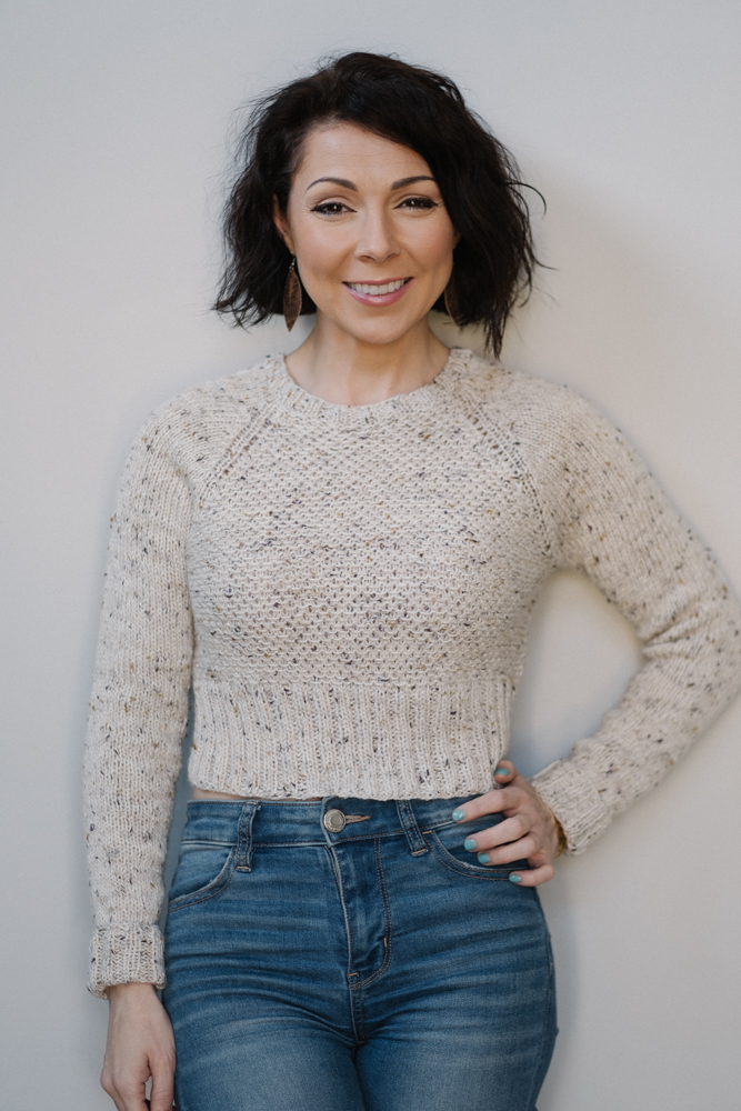 nurtured sweater knitting pattern by andrea mowry