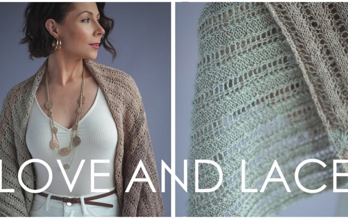 love and lace free knitted cotton wrap shawl blanket pattern