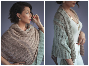 love shawl knitted blanket wrap pattern