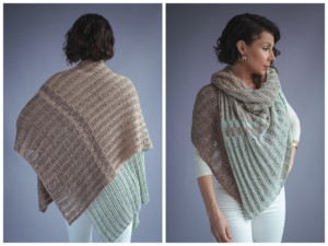 love shawl knitted blanket wrap pattern