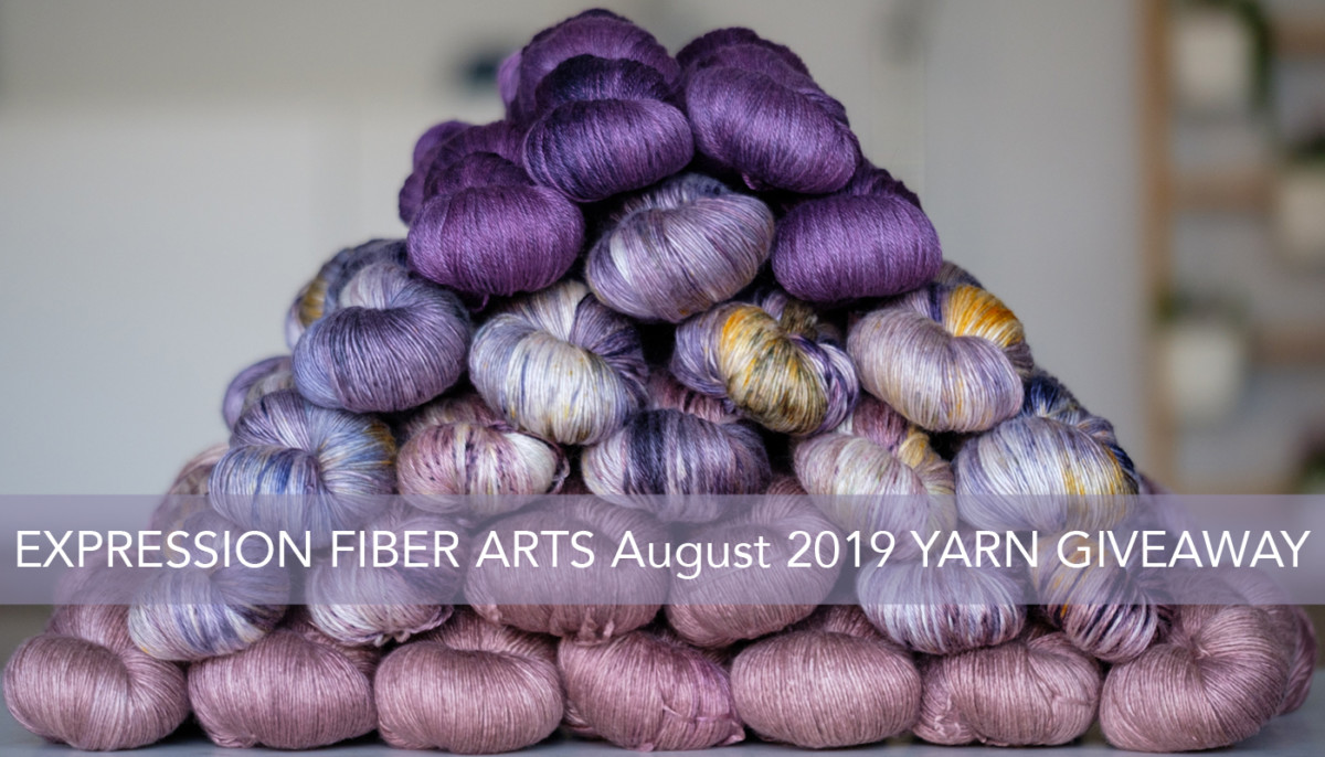 Yarn Giveaway!!! AUGUST 2019 Expression Fiber Arts A