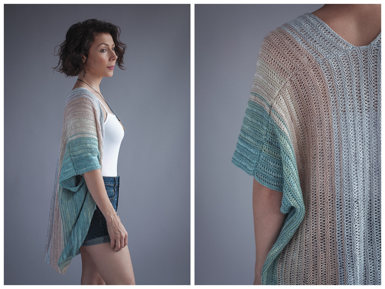 drift cardigan knitted pattern