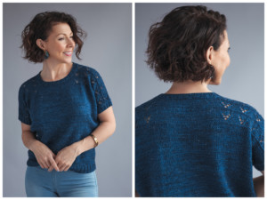 Shala tee - knitting t-shirt pattern