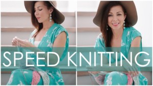 how to speed knit - knitting continental style video tutorial for beginners