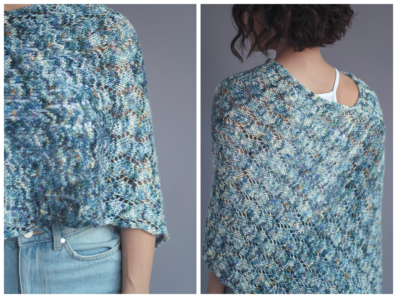 Multnomah Poncho Easy Knitting Pattern With Video Tutorial