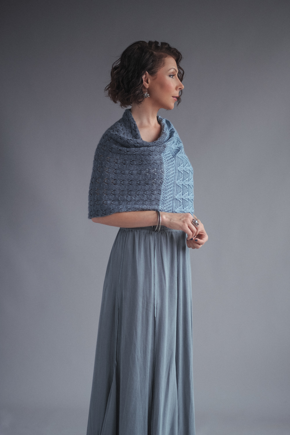 tamsyn skill levels beginner to advanced knitted shawl pattern