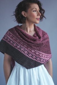 karuna knitted shawl pattern