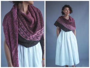 karuna knitted shawl pattern