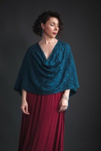 ivy lattice intermediate knit wrap pattern