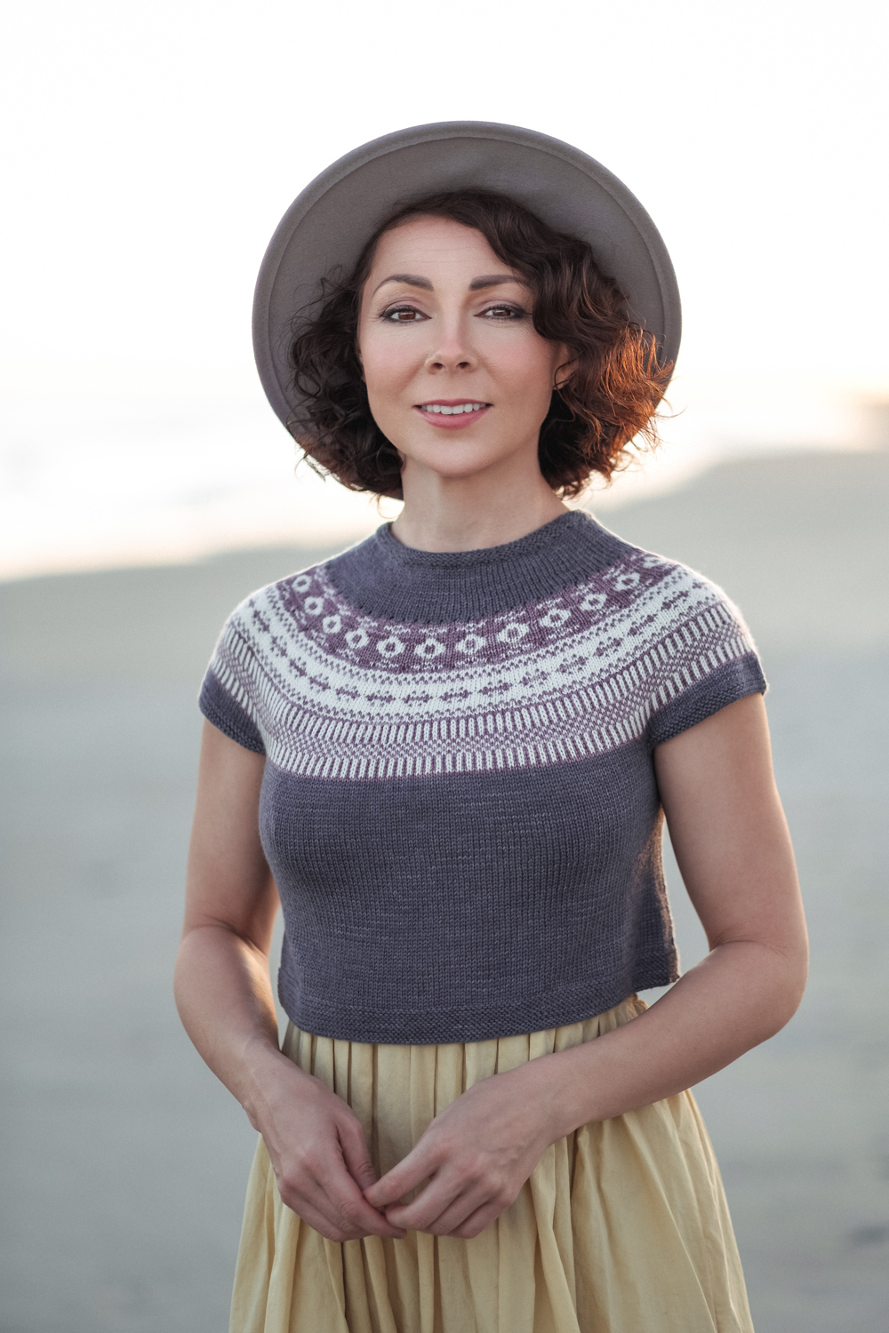 melly knit colorwork pullover