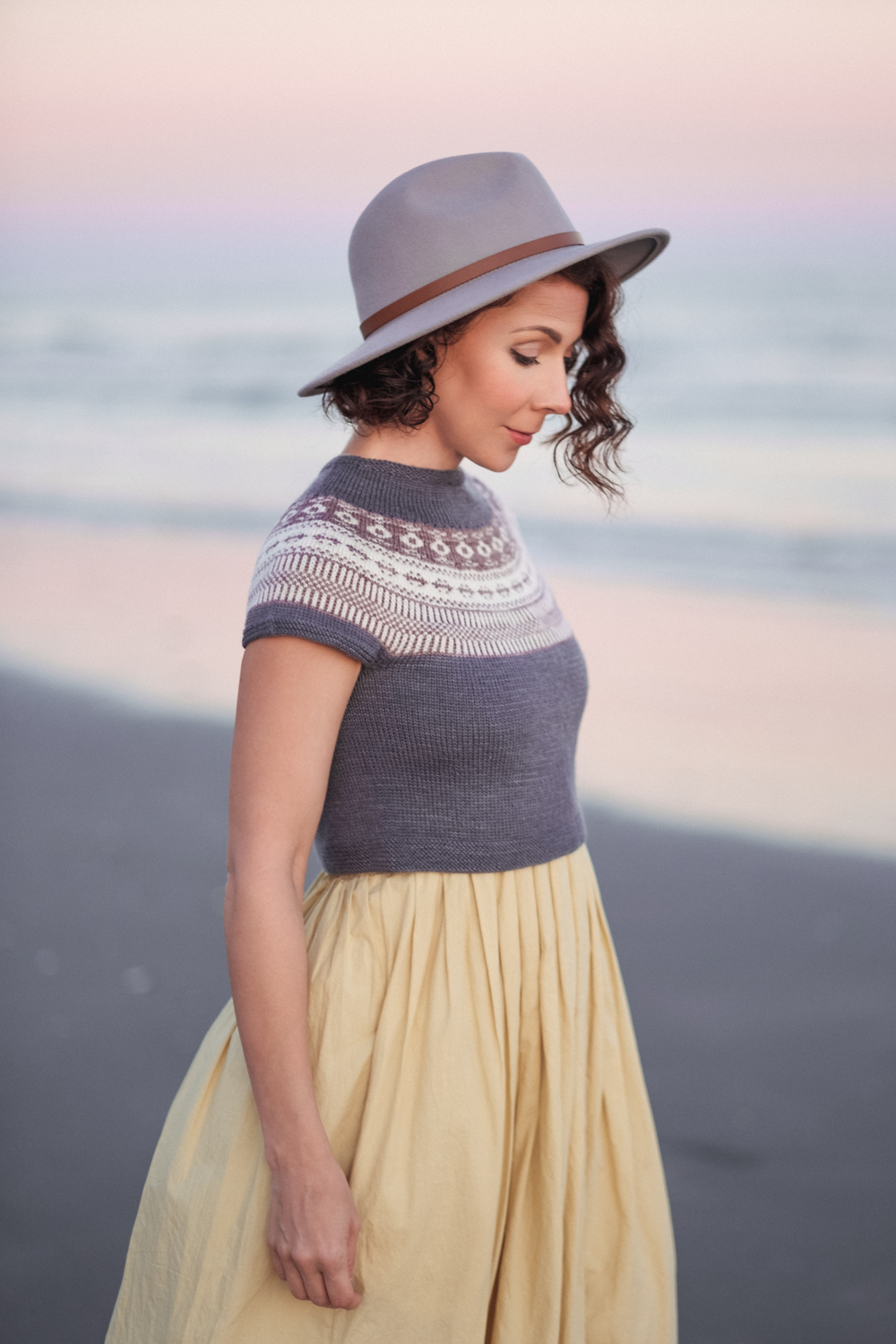 melly knit colorwork pullover