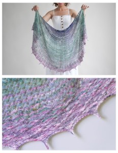 ondinea knit shawl