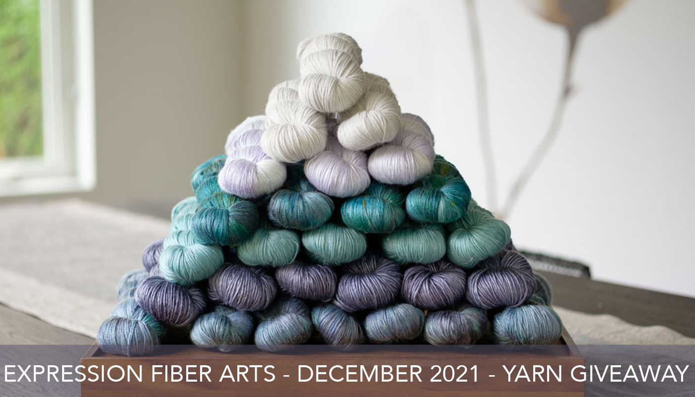 Luxurious Hand-Dyed Yarn Giveaway! ! - Expression Fiber Arts | A
