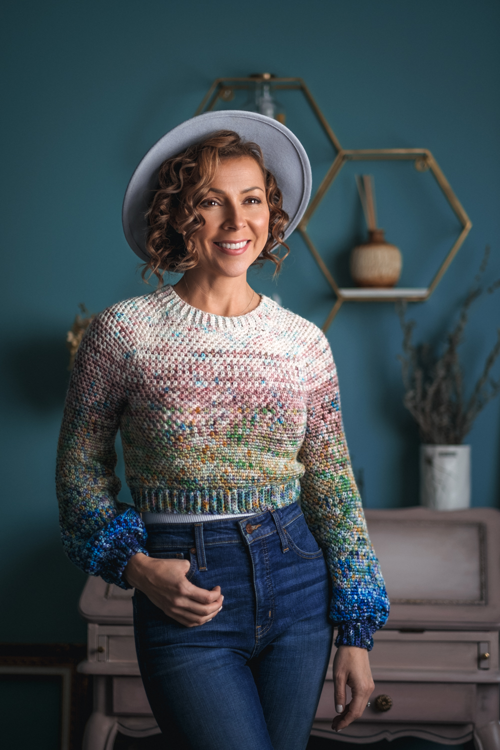 how to crochet a gradient sweater for beginners