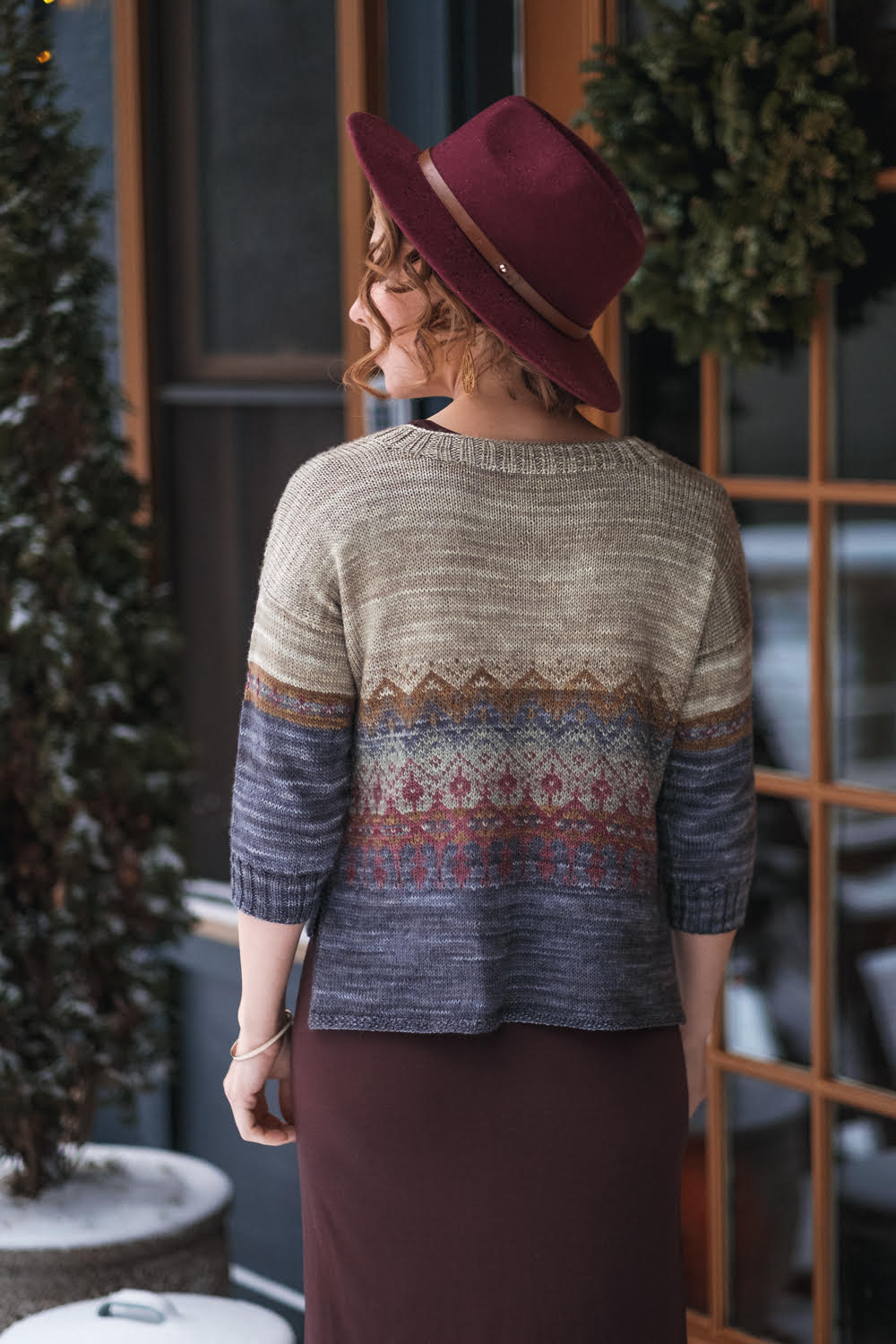 Challenge Yourself by Knitting this Fair Isle Sweater - Solace - Expression  Fiber Arts