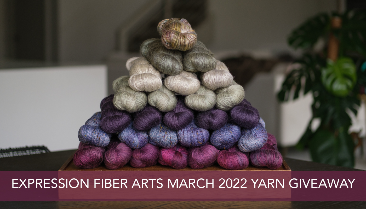 Dark Forest - Hand dyed variegated yarn - green purple blue maroon