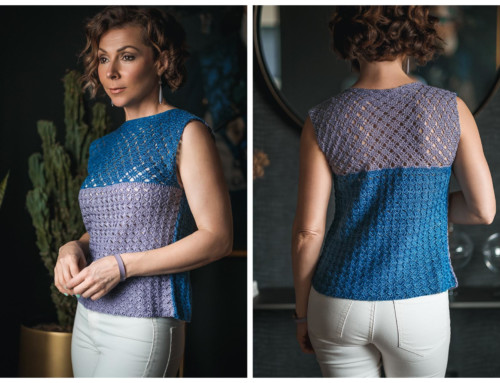 Crochet this Exciting Colorblock Pullover – Point Horizon