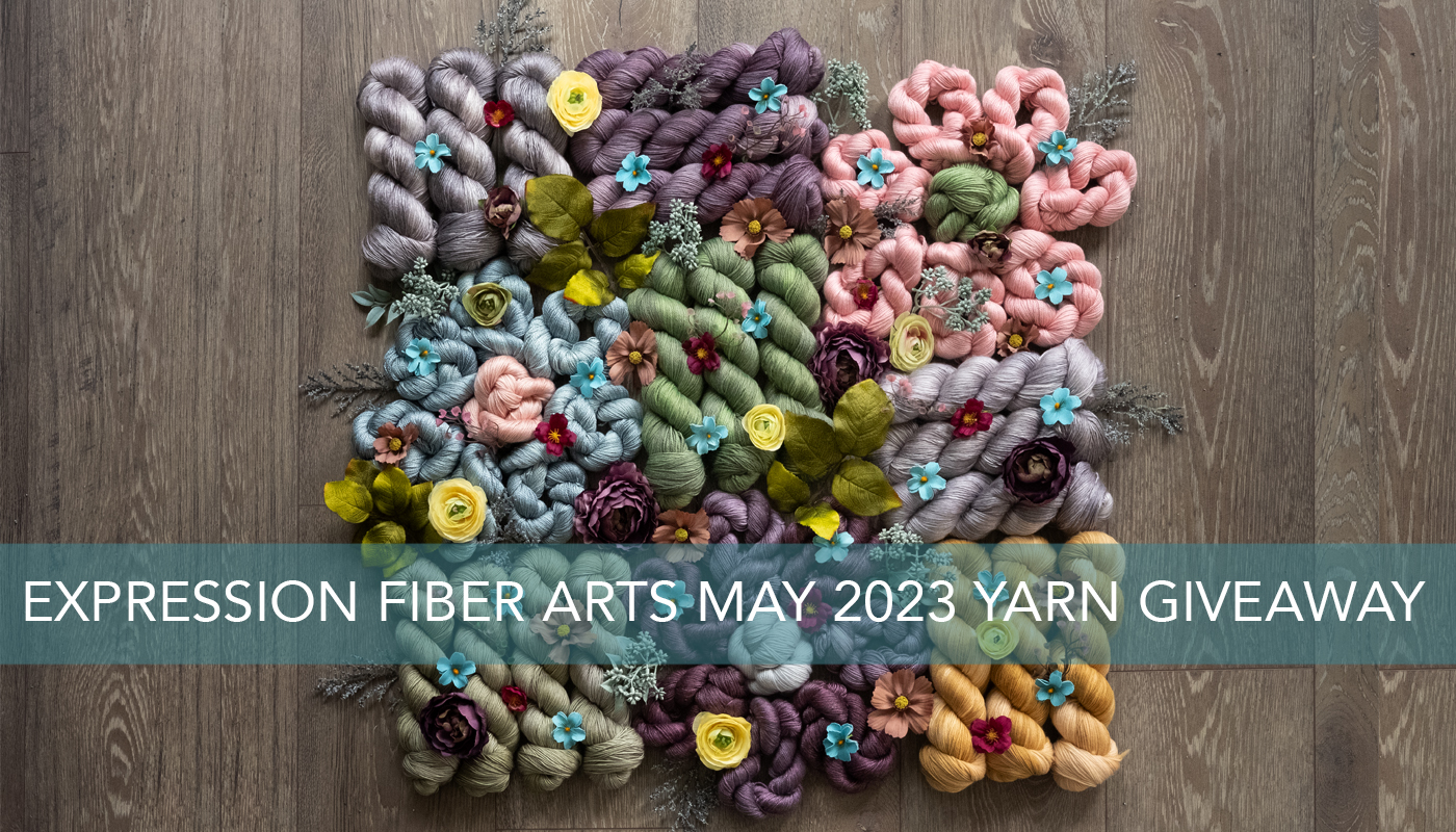 A BEAUTIFUL, FLOWERY Hand-Dyed Yarn Giveaway! ! - Expression Fiber Arts