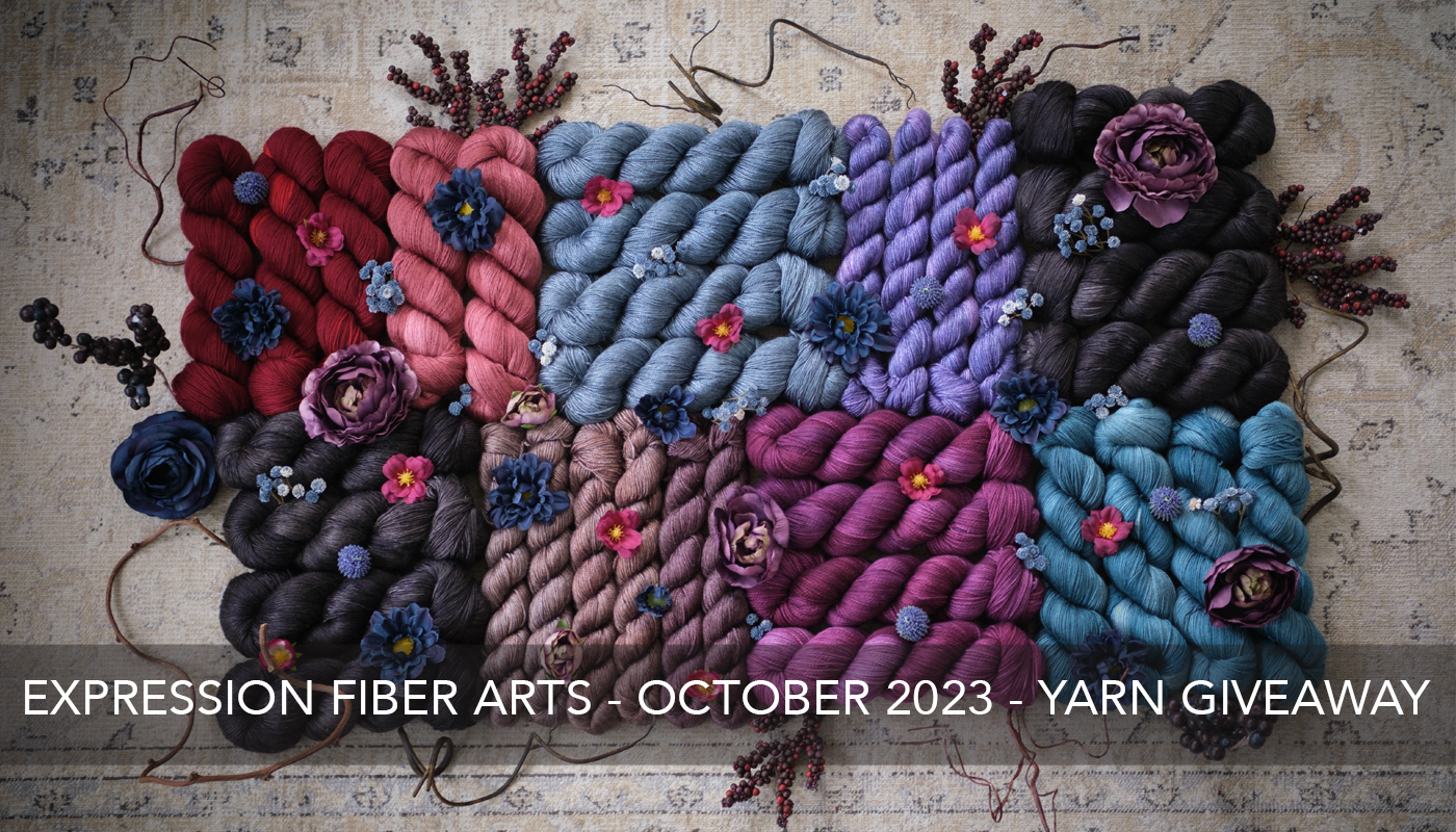 A STUNNINGLY GORGEOUS, Hand-Dyed Yarn Giveaway! ! - Expression