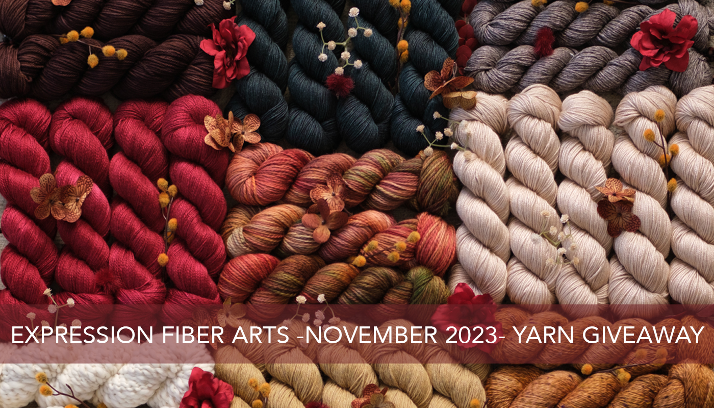 A RESPLENDENT, MAGICAL, Hand-Dyed Yarn Giveaway! ! - Expression Fiber Arts