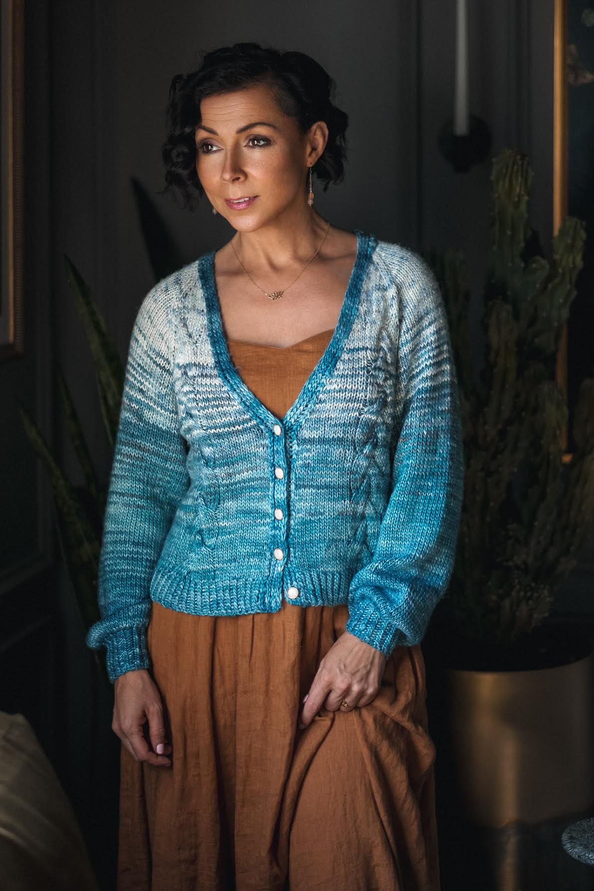 Knit This Cabled Cardigan Today – Infinitesimal – Expression Fiber Arts | A Positive Twist on Yarn