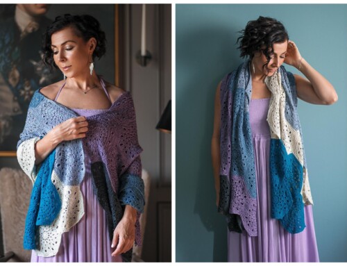 Learn How to Crochet this Flower Inspired Shawl – Corydalis