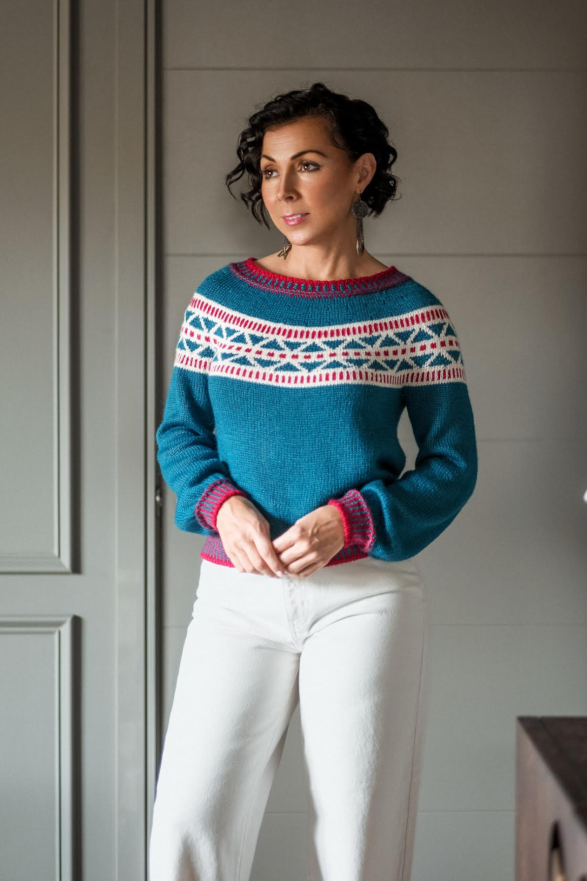 Knit This Colorwork Pullover Today – Promethean – Expression Fiber Arts | A Positive Twist on Yarn