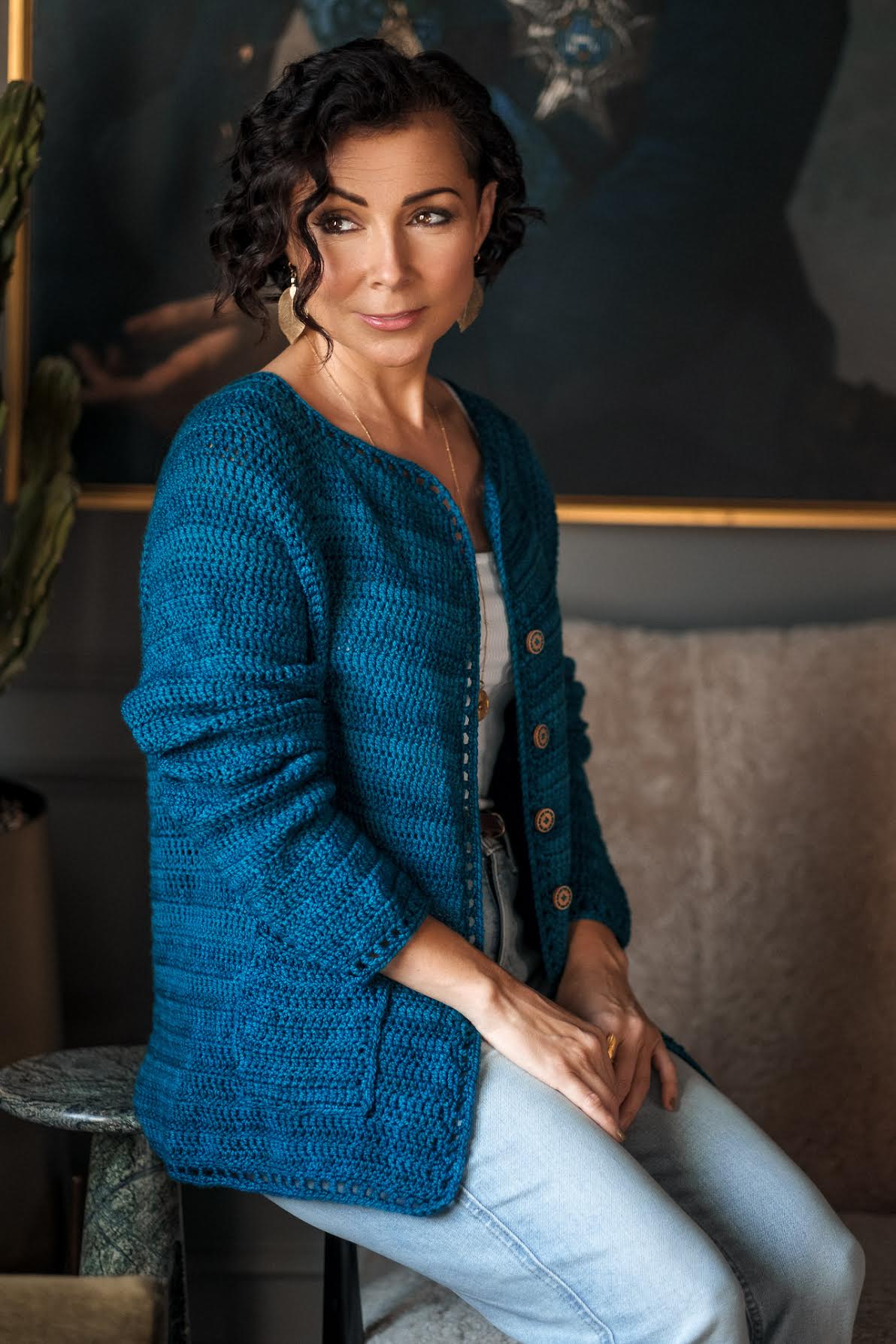 Crochet This Fall Cardigan Today – Thaw – Expression Fiber Arts | A Positive Twist on Yarn