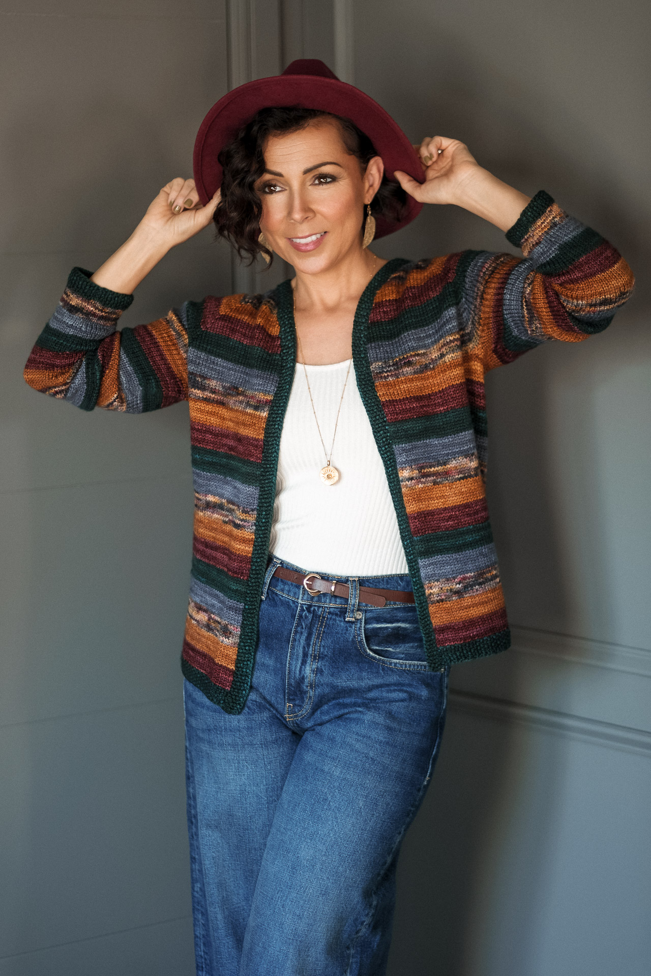 Knit This Striped Cardigan Today – Balmy – Expression Fiber Arts | A Positive Twist on Yarn