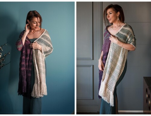 Crochet This Lovely, Fringed Shawl Today – Tidal Wave!