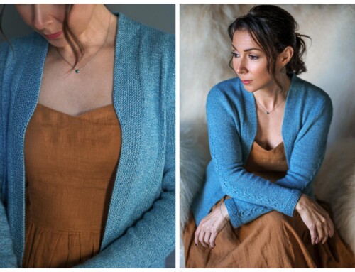 Knit This Cozy Cardi Today – Cindy!