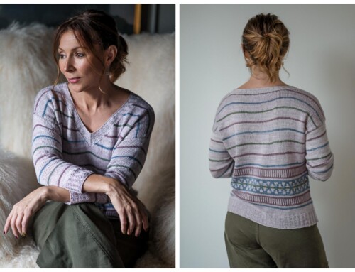 Knit This Lovely V-Neck Sweater Today – Earrach