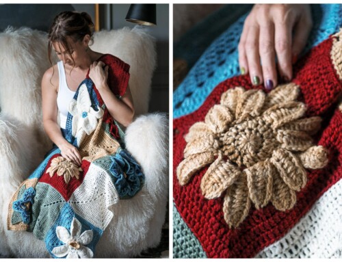 Crochet the Delightful Flores Granny Square Blanket Today!