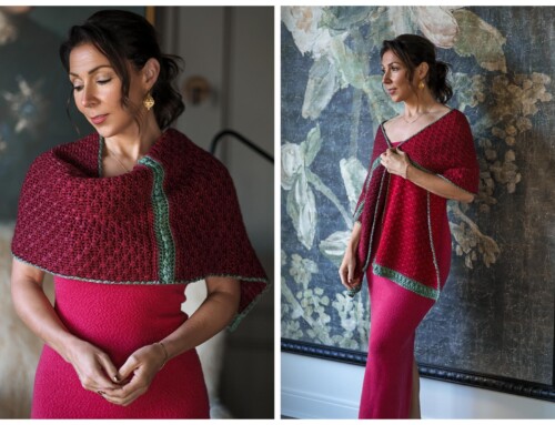 Crochet This Strawberry Inspired Shawl Today – Fraise-Rhubarbe!