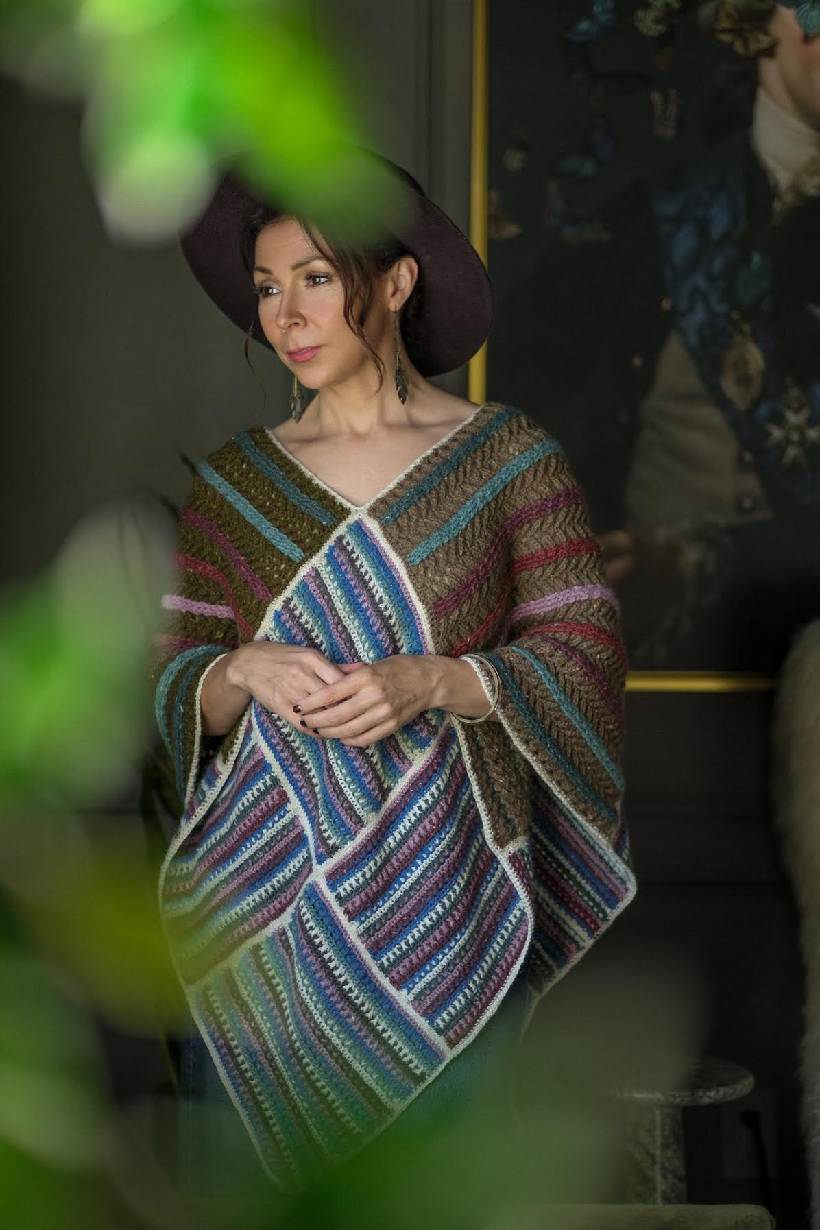 Crochet This Boho Striped Poncho Today – Agate Shoulders! – Expression Fiber Arts | A Positive Twist on Yarn