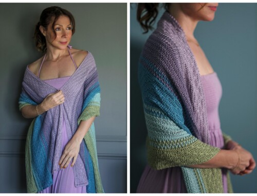 Crochet This Relaxing Shawl – Halcyon