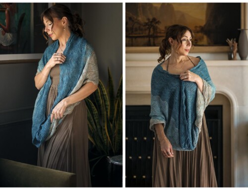 Let the Lacy, Knitted Mandevilla Cowl Relax You Today!