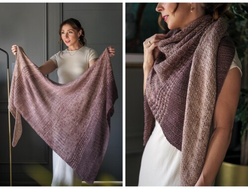 Knit This Sophisticated Shawl Today – Abrazo